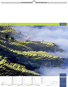 Calendriers illustrés publicitaires, Autour du Monde 4