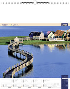 Calendriers illustrés publicitaires, Autour du Monde 7