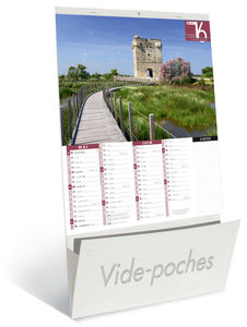 Calendriers publicitaire vide poche, Sites de France 1