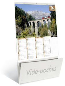 Calendriers publicitaire vide poche, Sites de France 3