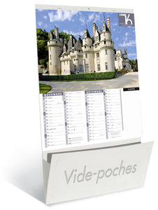 Calendriers publicitaire vide poche, Sites de France 4