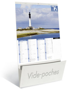 Calendriers publicitaire vide poche, Sites de France 5