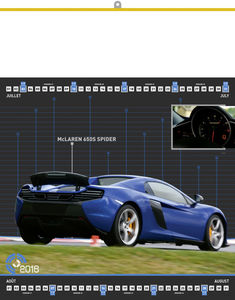 Calendriers publicitaires auto, Passion de l'auto 4