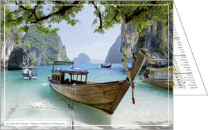 Calendriers publicitaires de poches plage, Plages Cocotiers 1