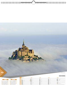 Calendriers publicitaires feuillets France, Calendrier Pays de France 11