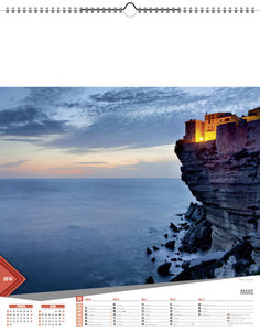 Calendriers publicitaires feuillets France, Calendrier Pays de France 3