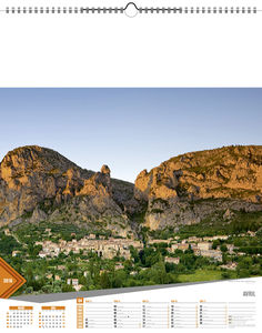 Calendriers publicitaires feuillets France, Calendrier Pays de France 4