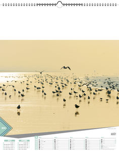 Calendriers publicitaires feuillets France, Calendrier Pays de France 8