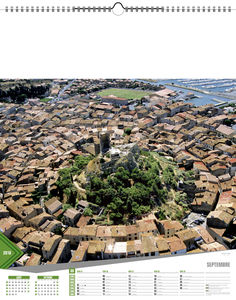 Calendriers publicitaires feuillets France, Calendrier Pays de France 9