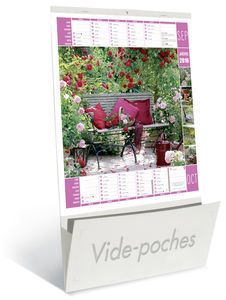 Calendriers publicitaires jardins vide poche, Gardens 3
