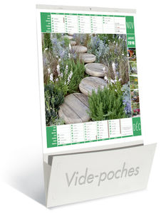 Calendriers publicitaires jardins vide poche, Gardens 4