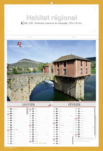 Calendriers publicitaires régions, Habitat Régional 5