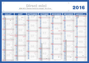 Petit calendrier, Mini Direct 1