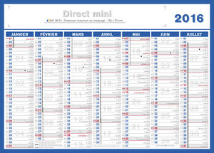 Petit calendrier, Mini Direct