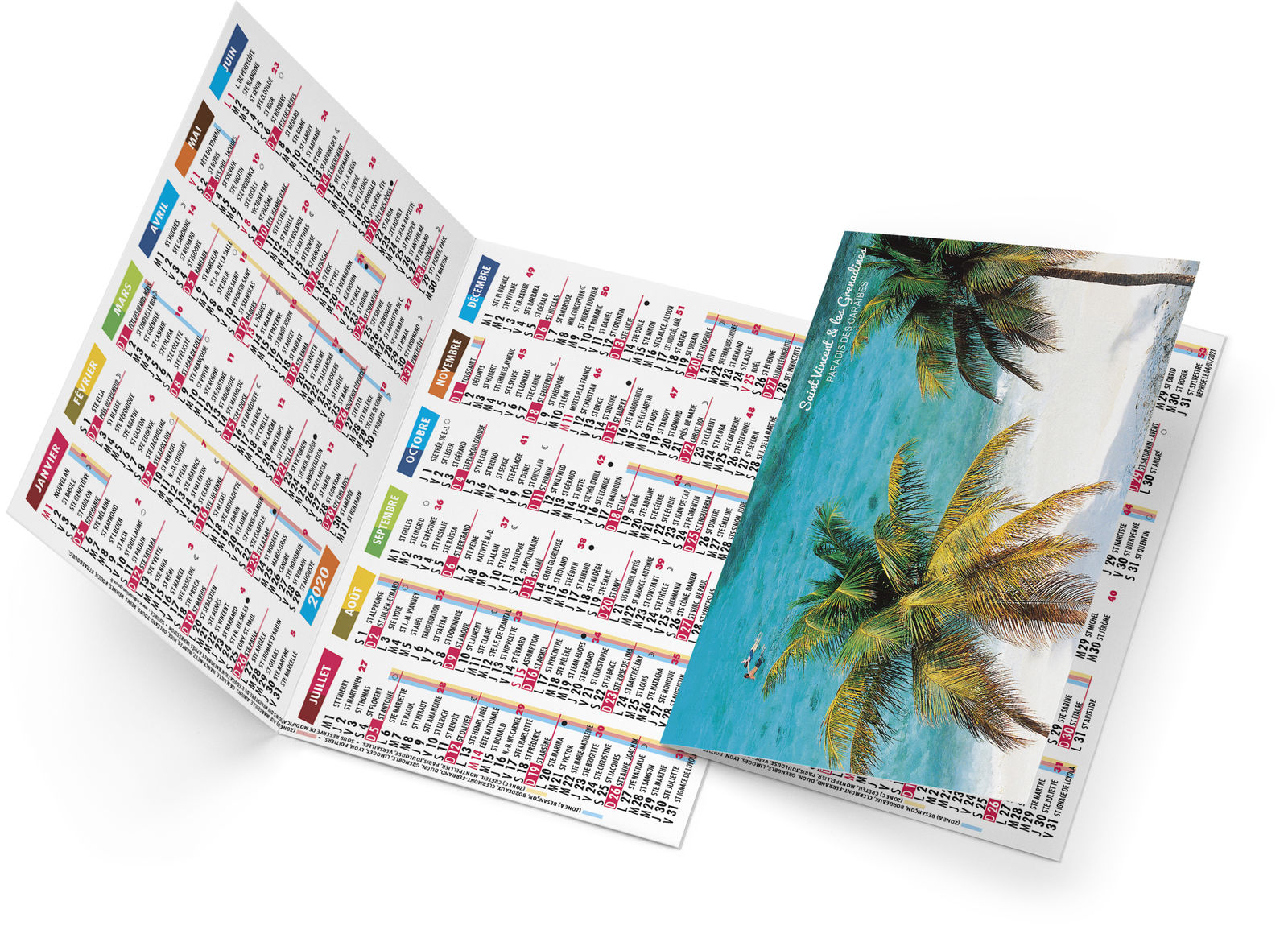 Calendrier de poche personnalisé : Ella