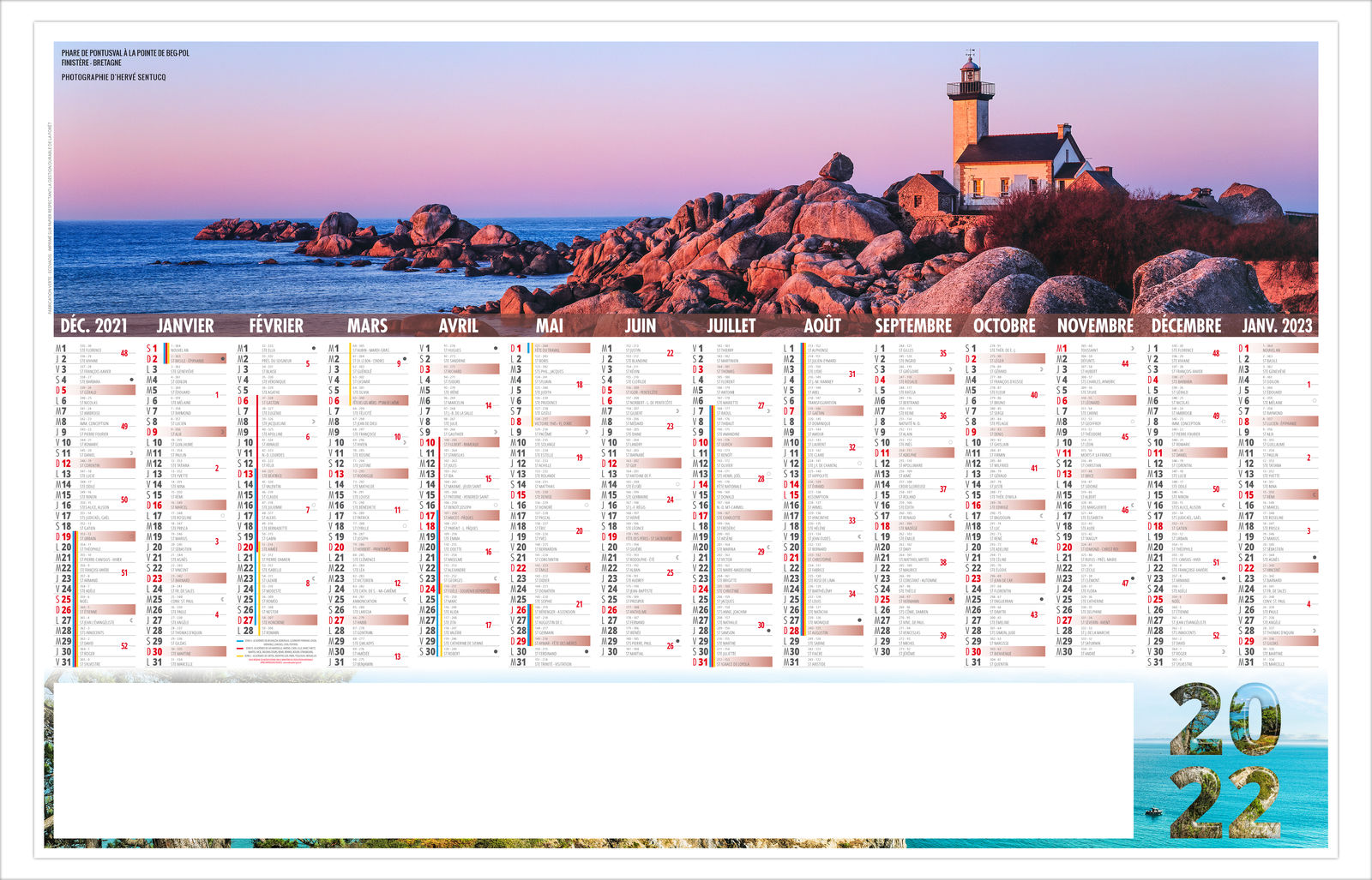 Calendrier Breton 2023 Calendrier Bancaire Personnalisable Breton 470 X 290 | Calendriers  Bancaires Publicitaires