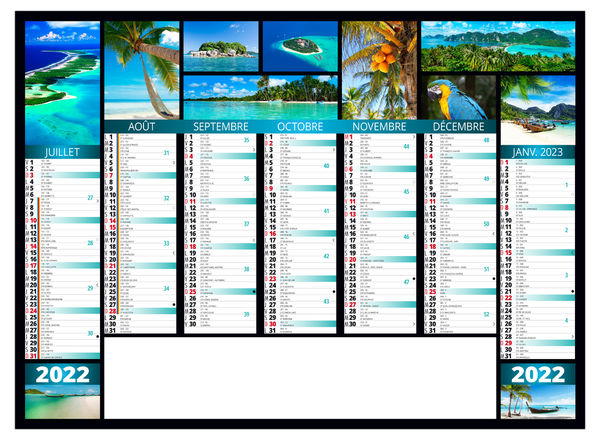 Calendrier Ramadan 2023 Haute Savoie Calendriers Publicitaires Bancaires 55X43Mm | 2022 | Kelcom