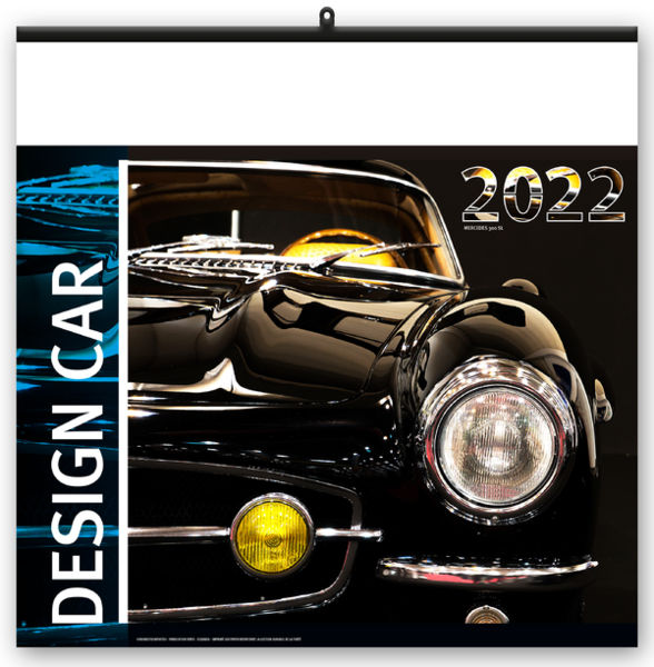 Calendrier illustré publicitaire - Design car - 480 x 480