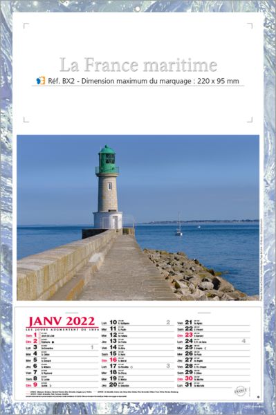 Calendriers publicitaires marine, MariFrance
