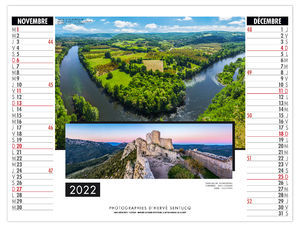 Calendrier 2 en 1 personnalisé - France panoramique - 480 x 700 6