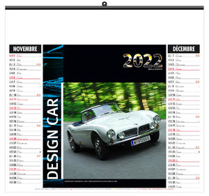 Calendrier illustré personnalisable - Éco design car - 480 x 350 11