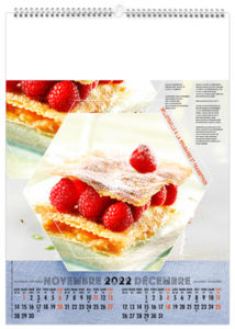 Calendrier illustré personnalisable - Plats et desserts - 210 x 290 9