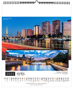 Calendrier illustré publicitaire - La France panoramique - 480 x 580 4