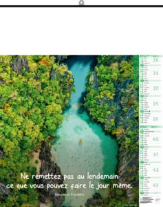 Calendrier publicitaire personnalisé paysage, Photos de Provinces 5