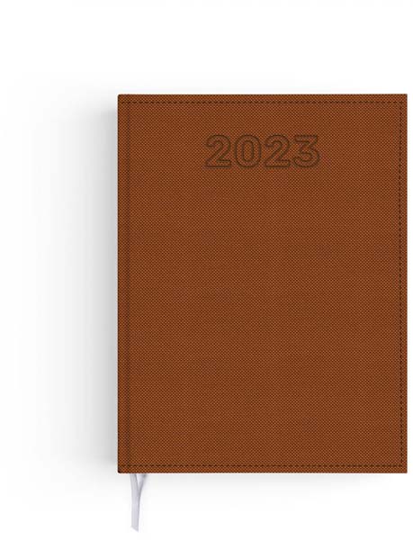 agenda Emboité personnalisable|Semainier Elite - 210X270 : agenda Emboité Personnalisable Semainier Elite - 210X270 Fauve 2