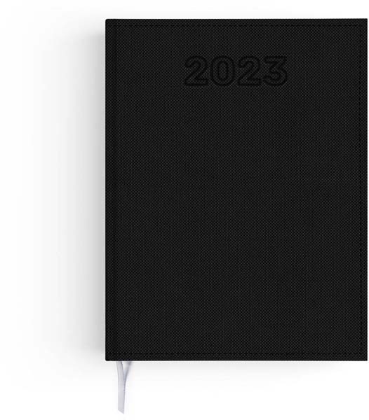 agenda Emboité personnalisable|Semainier Elite - 210X270 : agenda Emboité Personnalisable Semainier Elite - 210X270 Noir 4