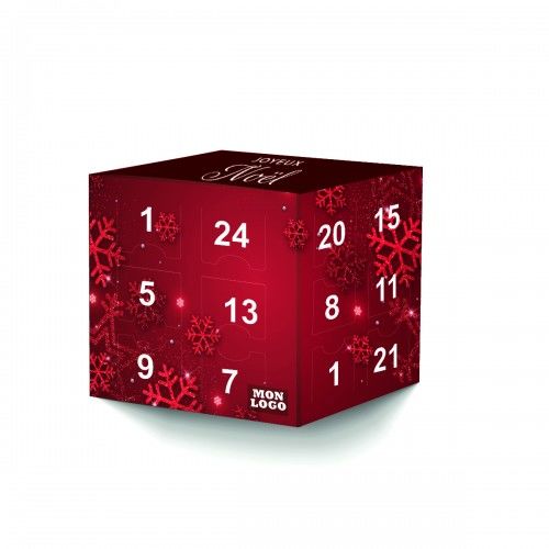 Calendrier de l’Avent cubique personnalisé