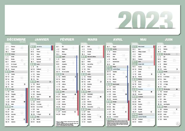Calendrier bancaire 100% perso