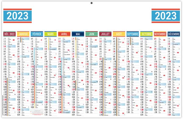 Calendrier bancaire personnalisable - Maximilien - 670 x 430