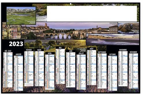 Calendrier bancaire personnalisable - Tour de France - 670 x 430