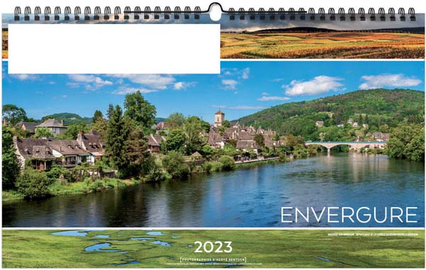 Calendrier illustré personnalisable - Envergure - 400 x 240