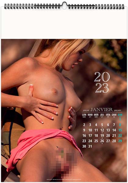 Calendrier illustré publicitaire - Torride - 210 x 310