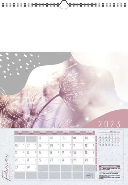 Calendrier Illustré Publicitaire - Survol