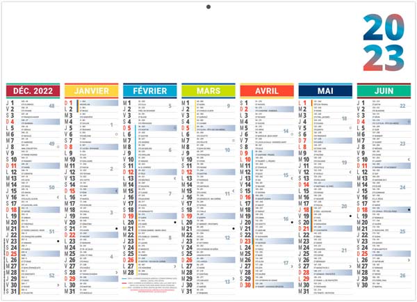 Calendrier Personnalisable Arlequin - 430X335