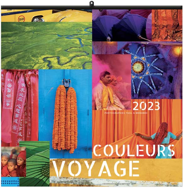 Calendrier Personnalisable Illustré Couleurs Voyage - 330X330