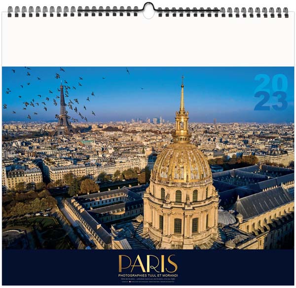 Calendrier Personnalisable Illustré Paris - 330X315