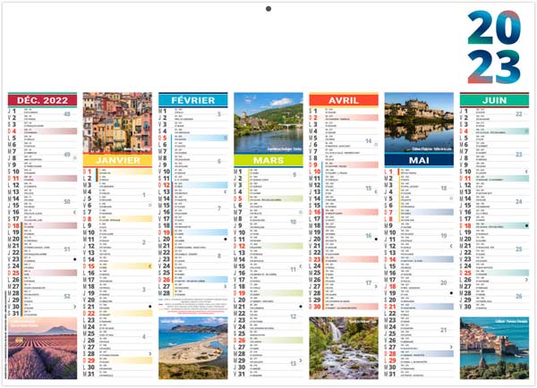 Calendrier Personnalisé Emilien - 270X208