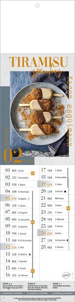 Calendrier publicitaires illustrés cuisine, En cuisine !