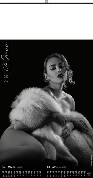 Calendriers publicitaires femmes nues, Au feminin