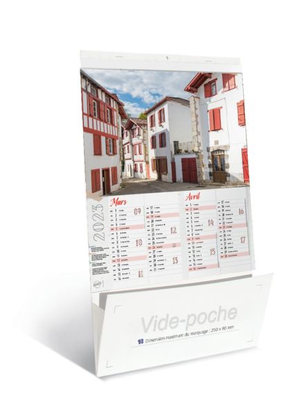 Calendriers publicitaires maisons, Habitat Région