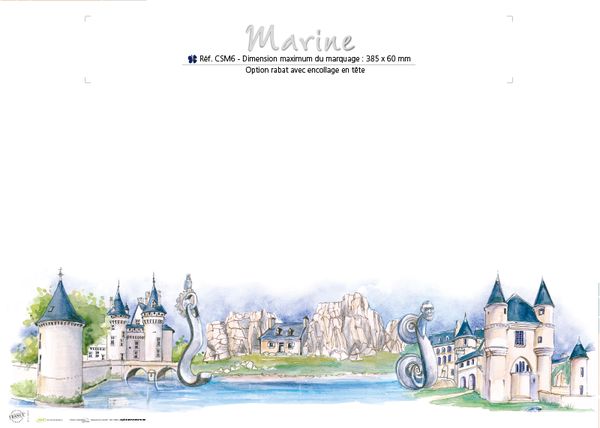 Sous main publicitaire marine : une fragrance de voyage