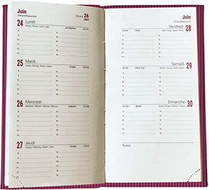 agenda Emboité Personnalisé Paris - 90X165 4