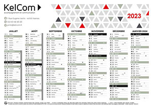 Mosaïque - calendrier personnalisé 1