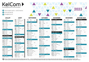 Mosaïque - calendrier personnalisé 3