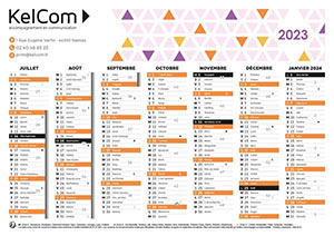 Mosaïque - calendrier personnalisé 5