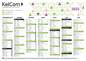Mosaïque - calendrier personnalisé 6